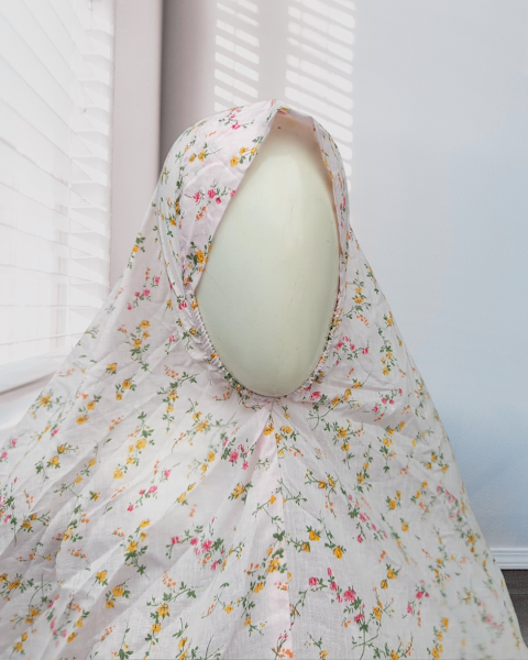 Pink Floral Namaz gown