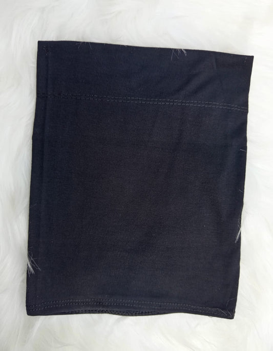 Bonnet Hijab Cap-black