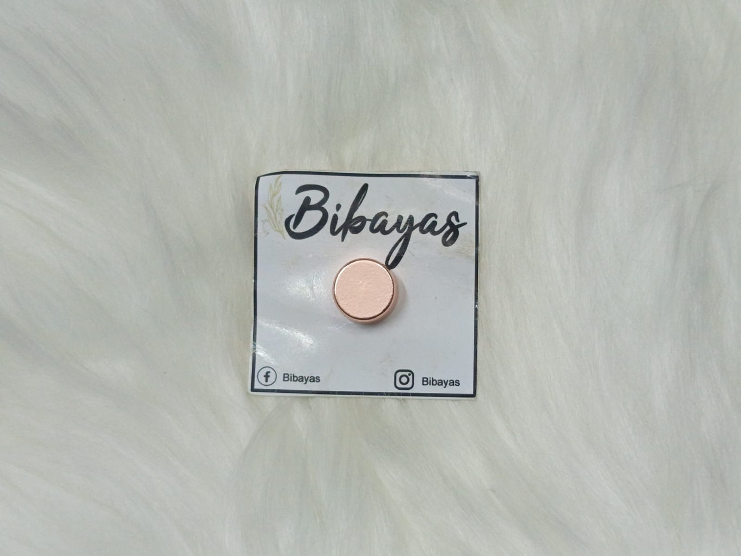 Hijab Magnet Round Metallic