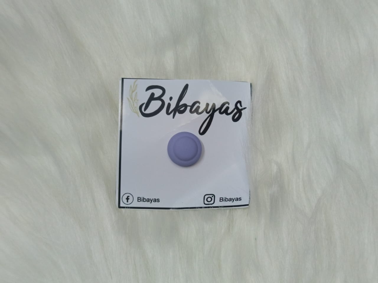 Hijab Magnet button lilac