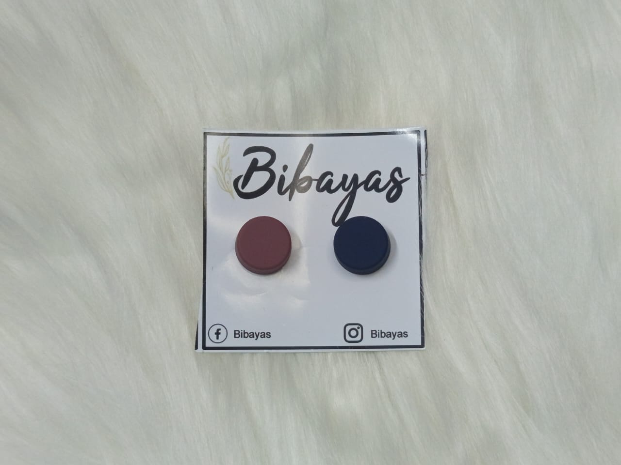 Hijab MAgnet Pair Blue&brown