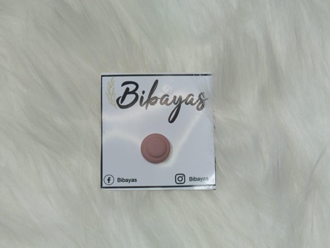 Hijab Magent Button Nude