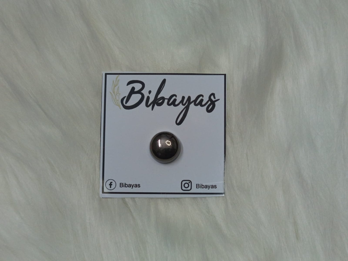 Hijab Magnet Black Metallic