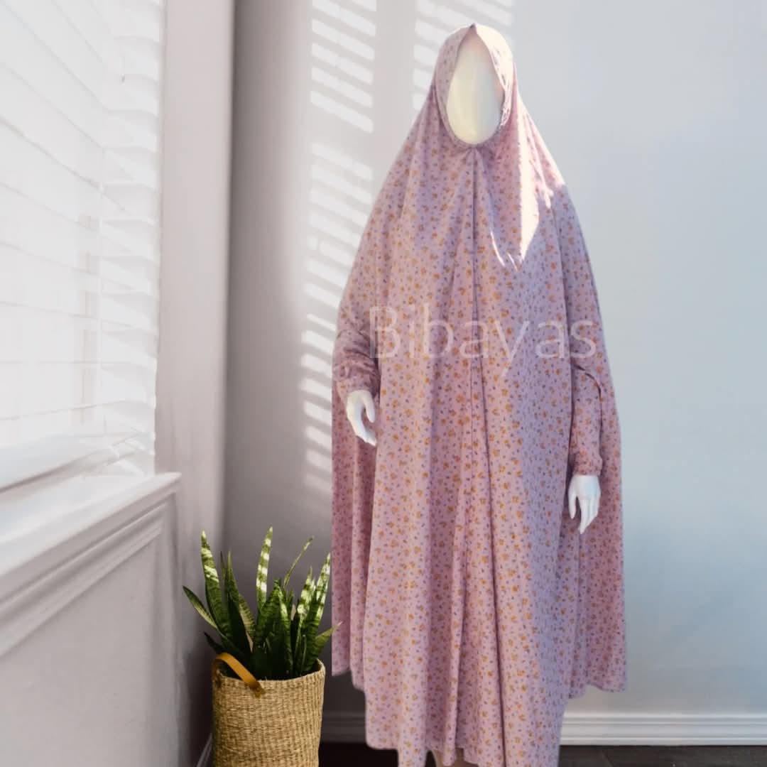 Dusty Pink Namaz Gown