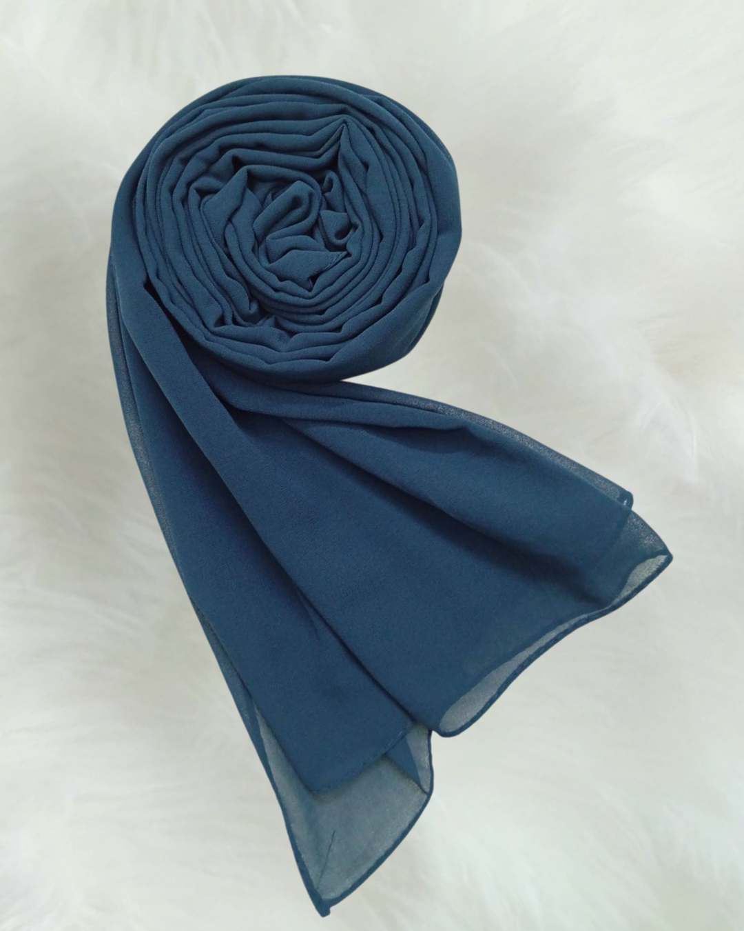Georgette Hijab -Teal 03