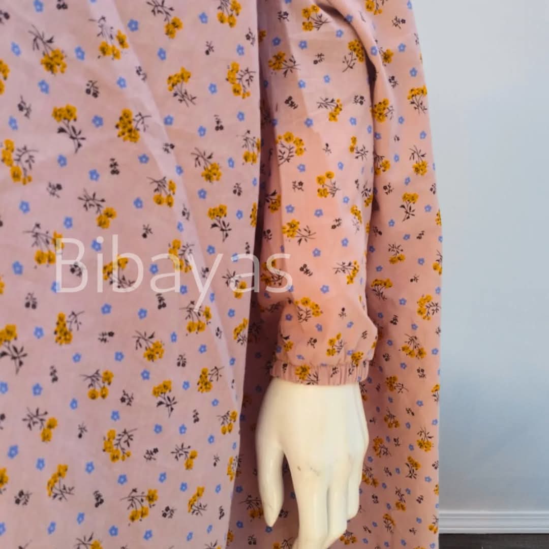 Dusty Pink Namaz Gown