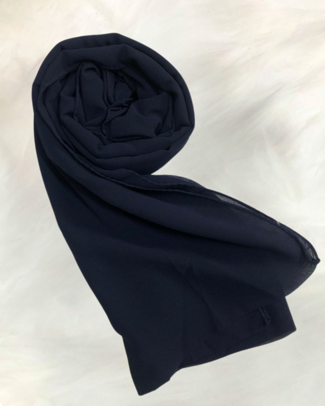 Georgette Hijab -Navy Blue05