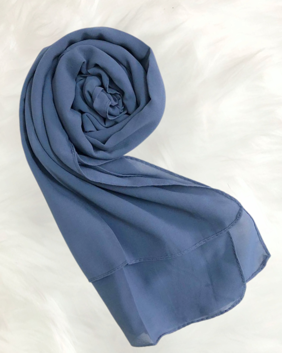 Georgette-Slate Blue 07