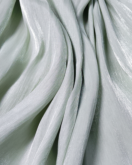 luxury Silk mint green 34