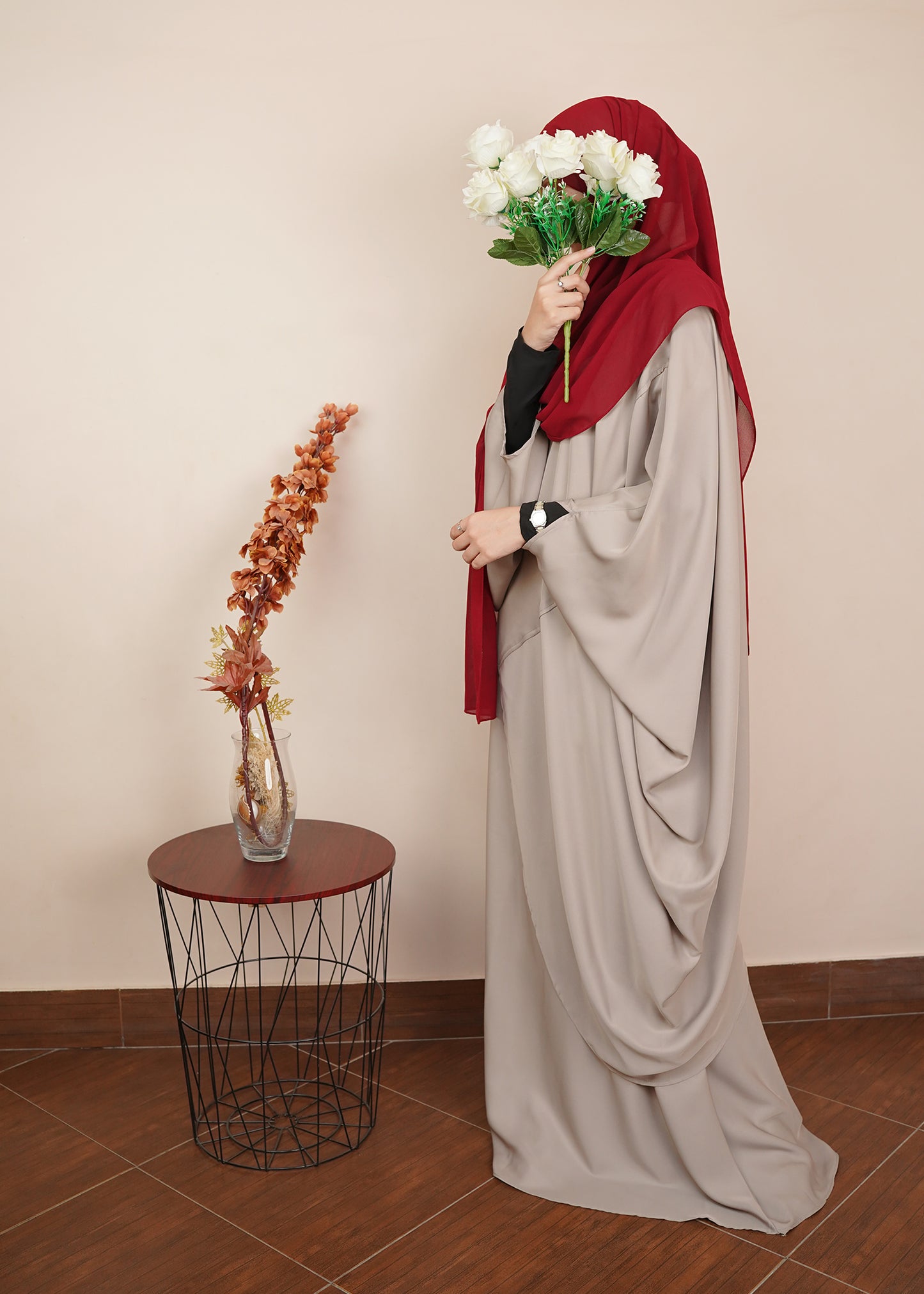 Modest skirt set-Taupe