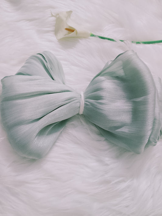 luxury Silk mint green 34