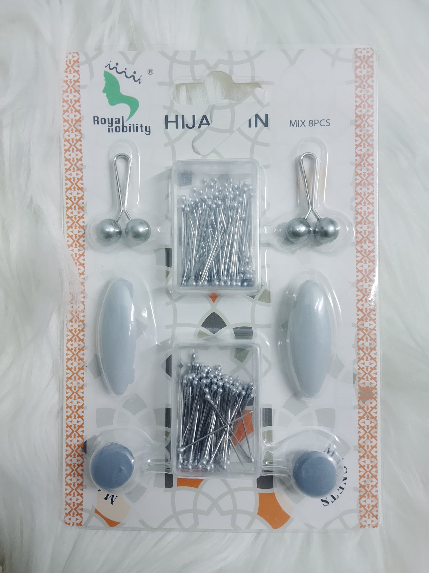 Hijab Pins Travelkit-silver