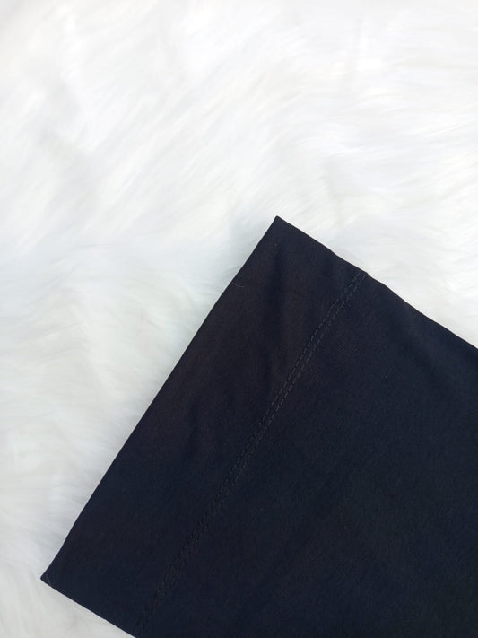 Bonnet Hijab Cap-black