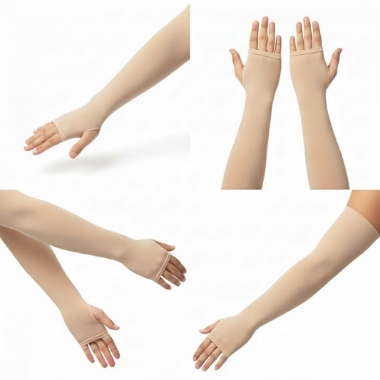 Modest Sleeves-Beige