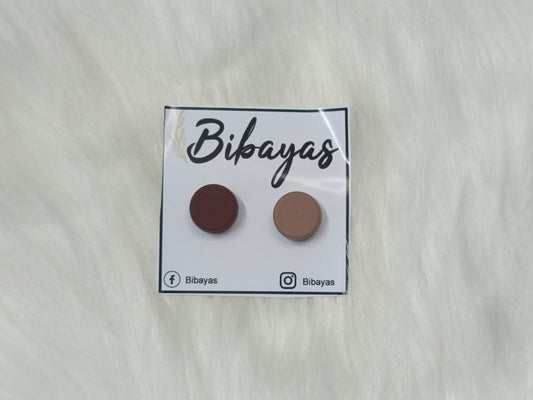 Hijab Magnet Brown Pair