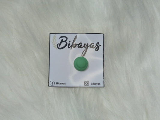 HIjab Magnet button  Light Green