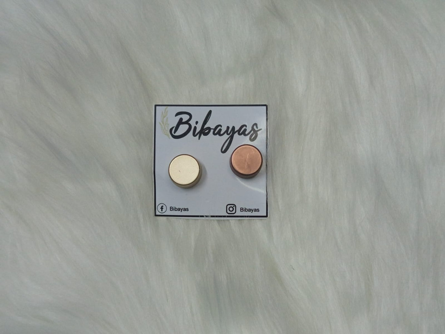 Hijab Magnet pair copper & gold