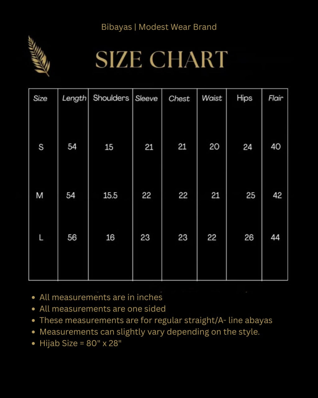Size Guide