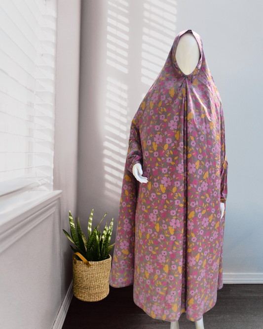 Brownish Pink Namaz Gown